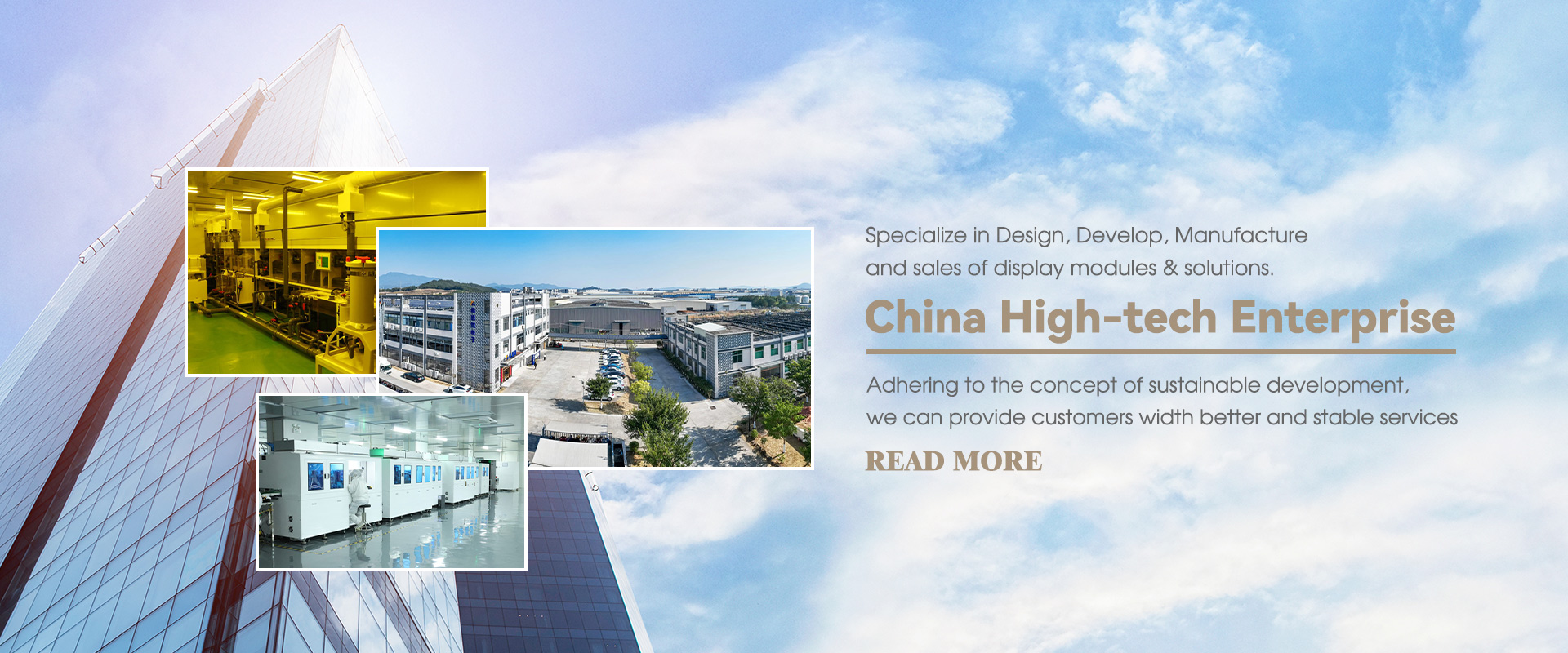 Kina TFT Display Leverandør