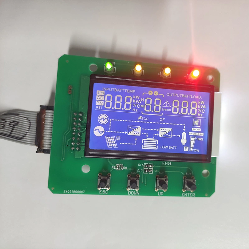 Monokrom segment LCD -displaymodul
