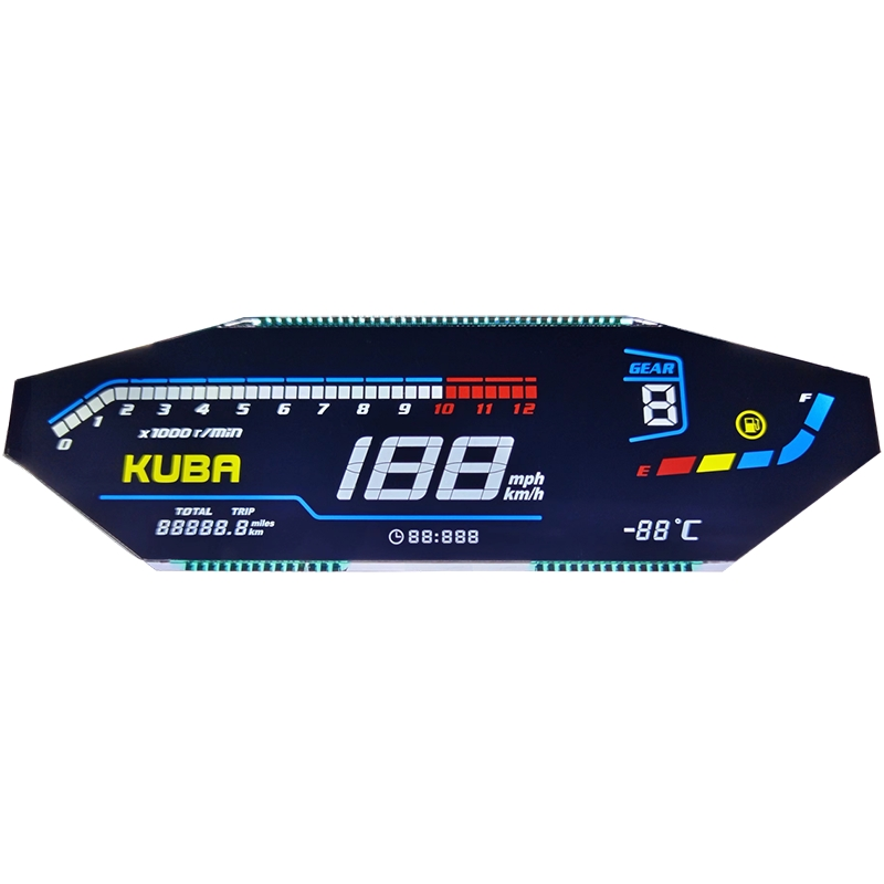 Segment LCD til bilindustrien